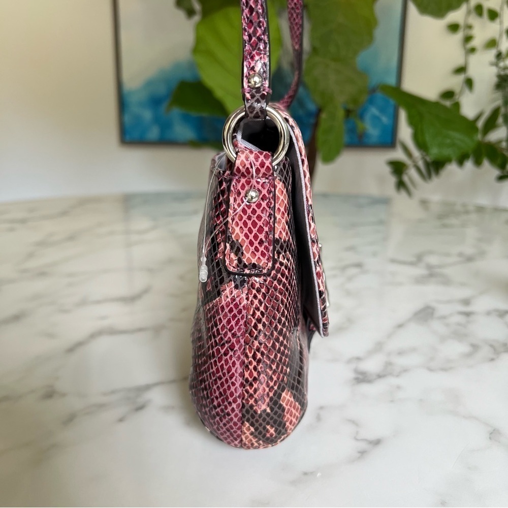 Nwot Coach Y2k Soho Python Embossed Snakeskin Lea… - image 5